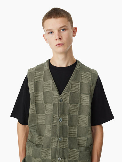 Block Knit Vest