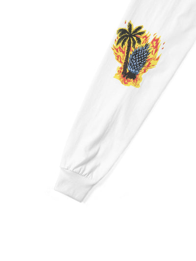 Burning Palm Tree L/S Tee