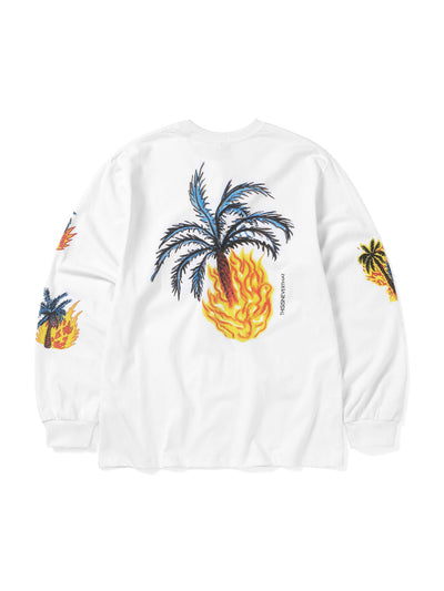 Burning Palm Tree L/S Tee