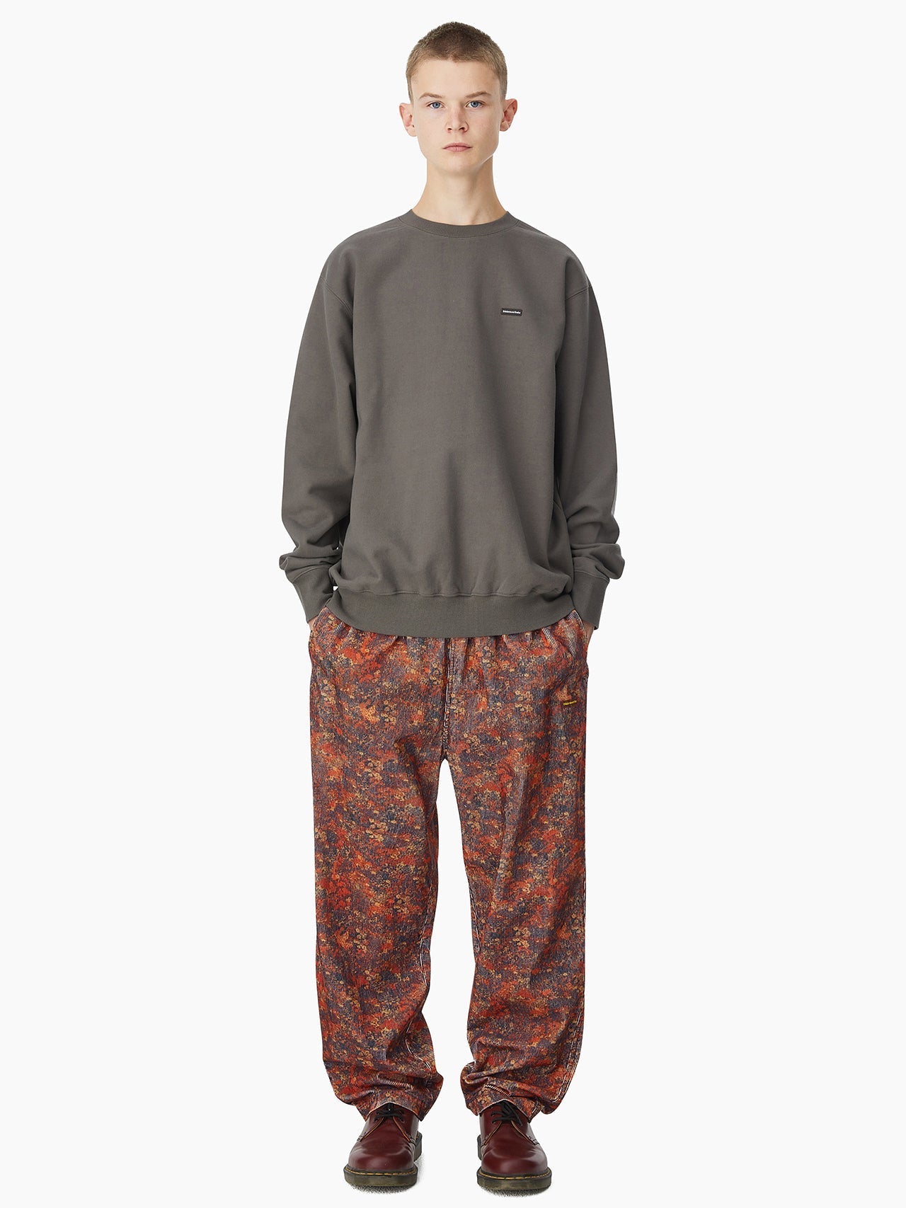 Corduroy Floral Pant