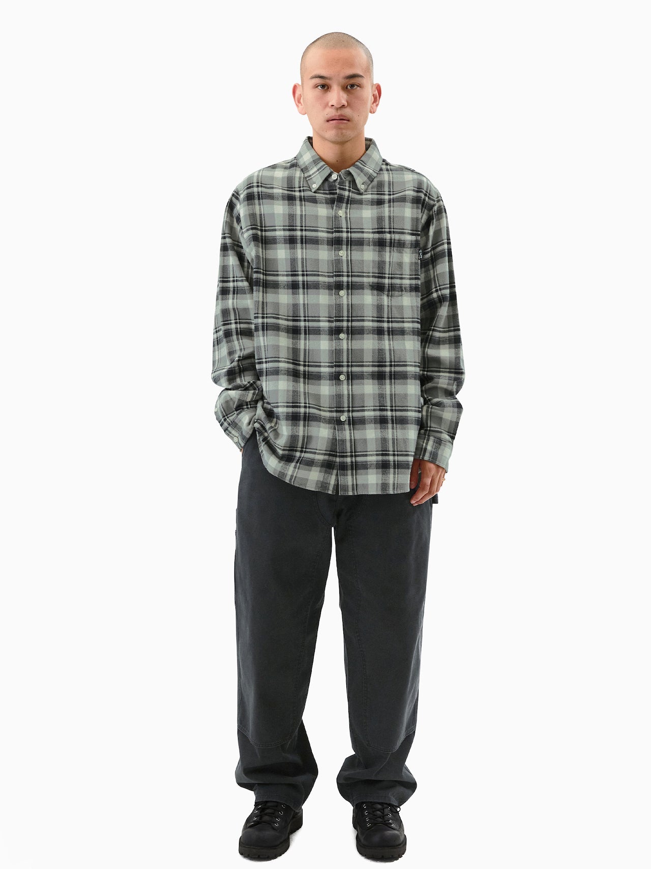 (FW23)Flannel Check shirt