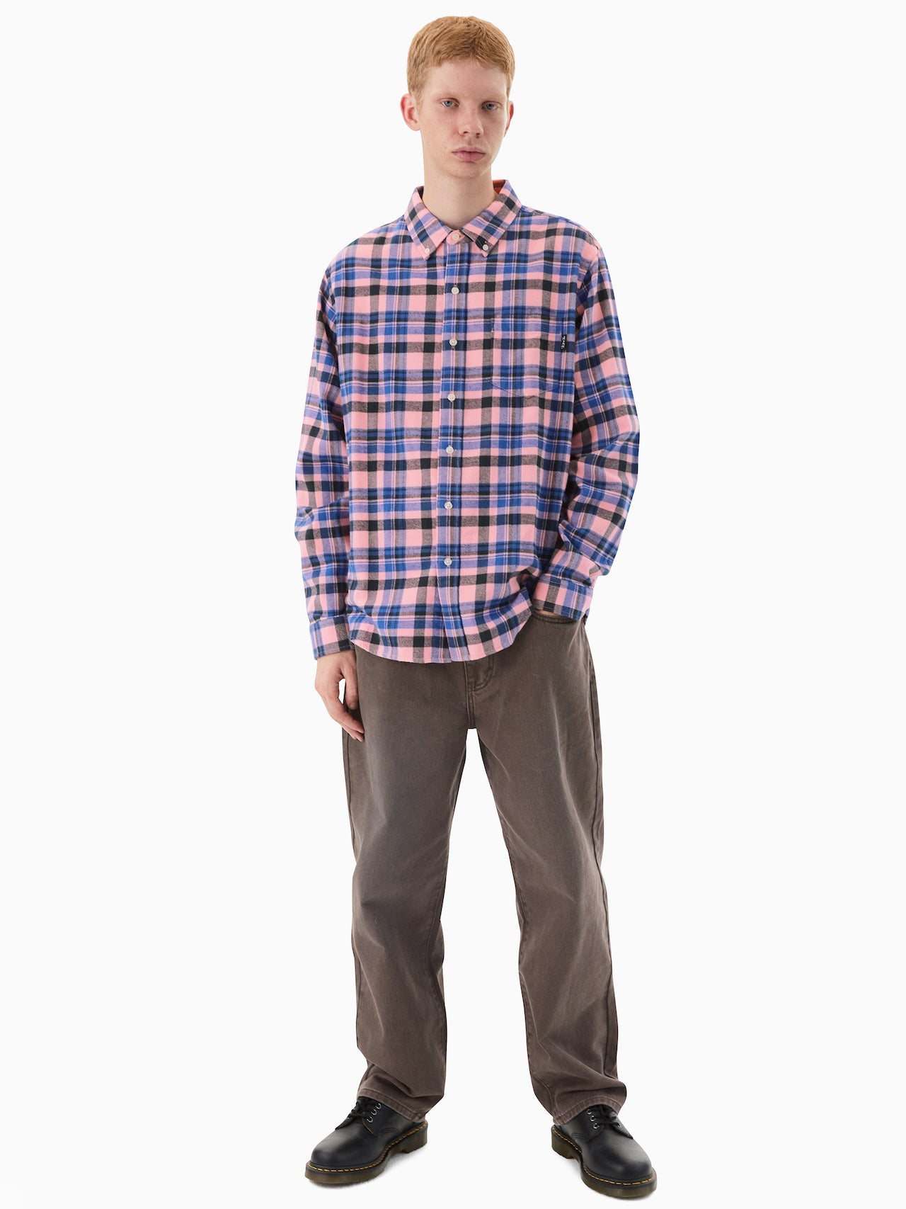 (FW23)Flannel Check shirt