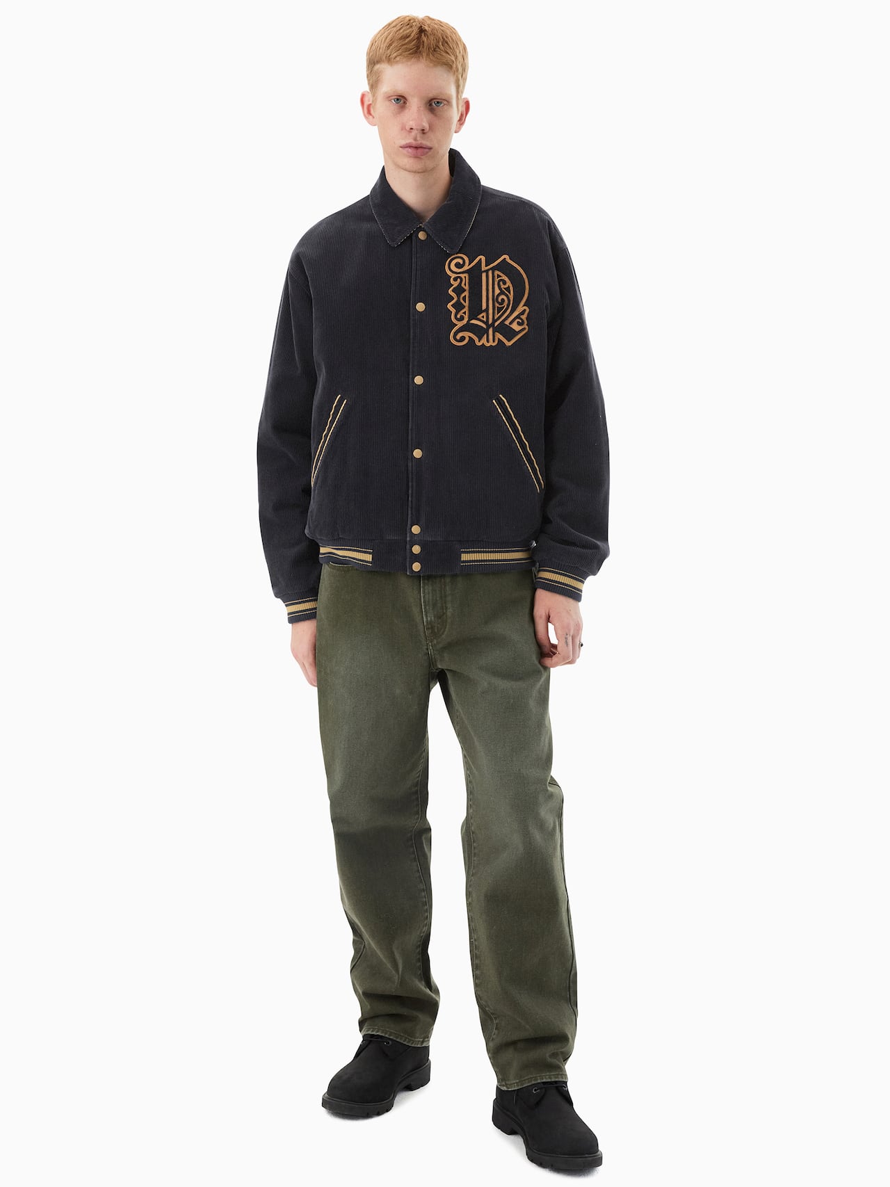 Fortuna Corduroy Varsity Jacket