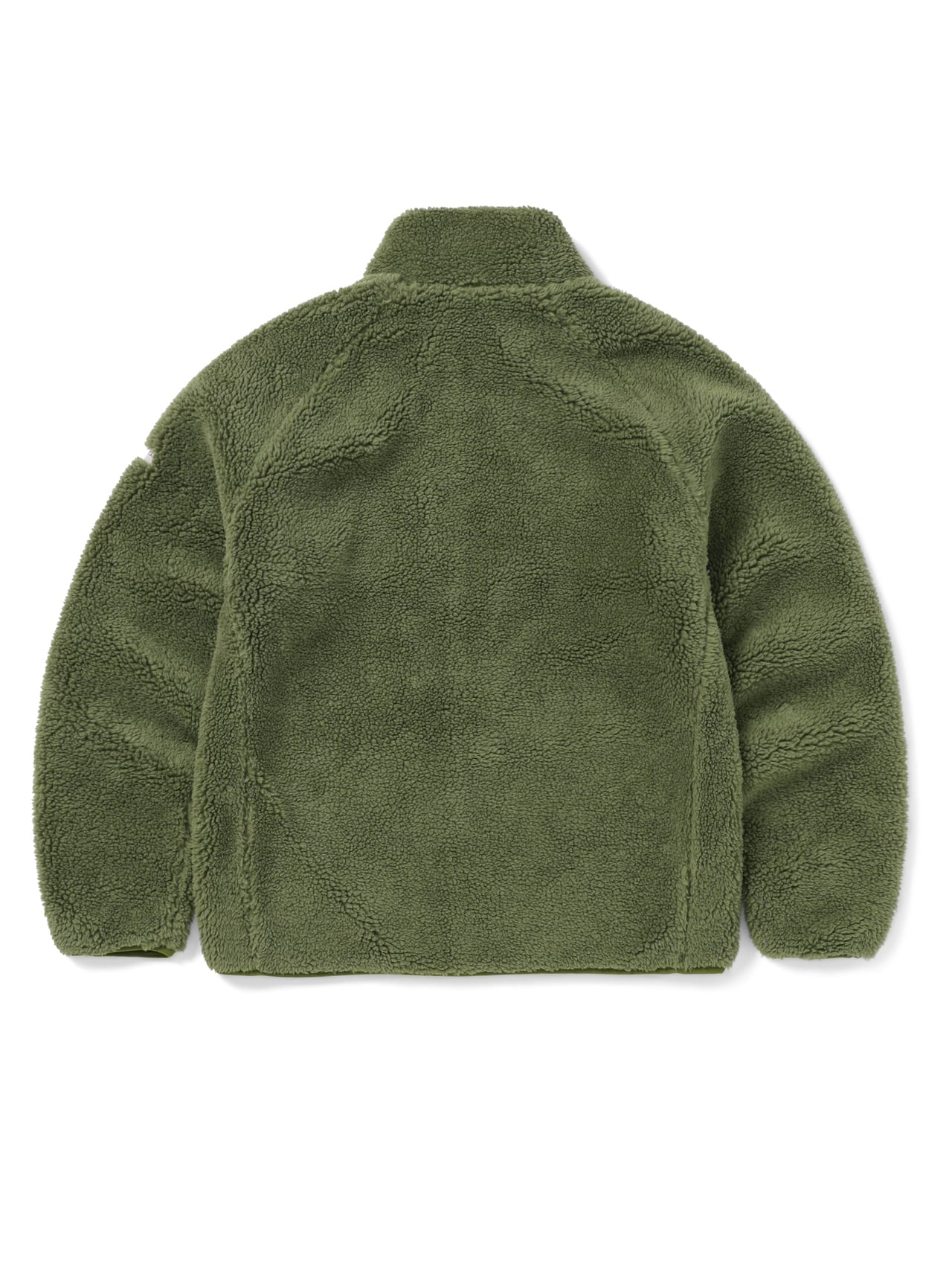 Knit Paneled Fleece Jacket