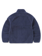 Knit Paneled Fleece Jacket
