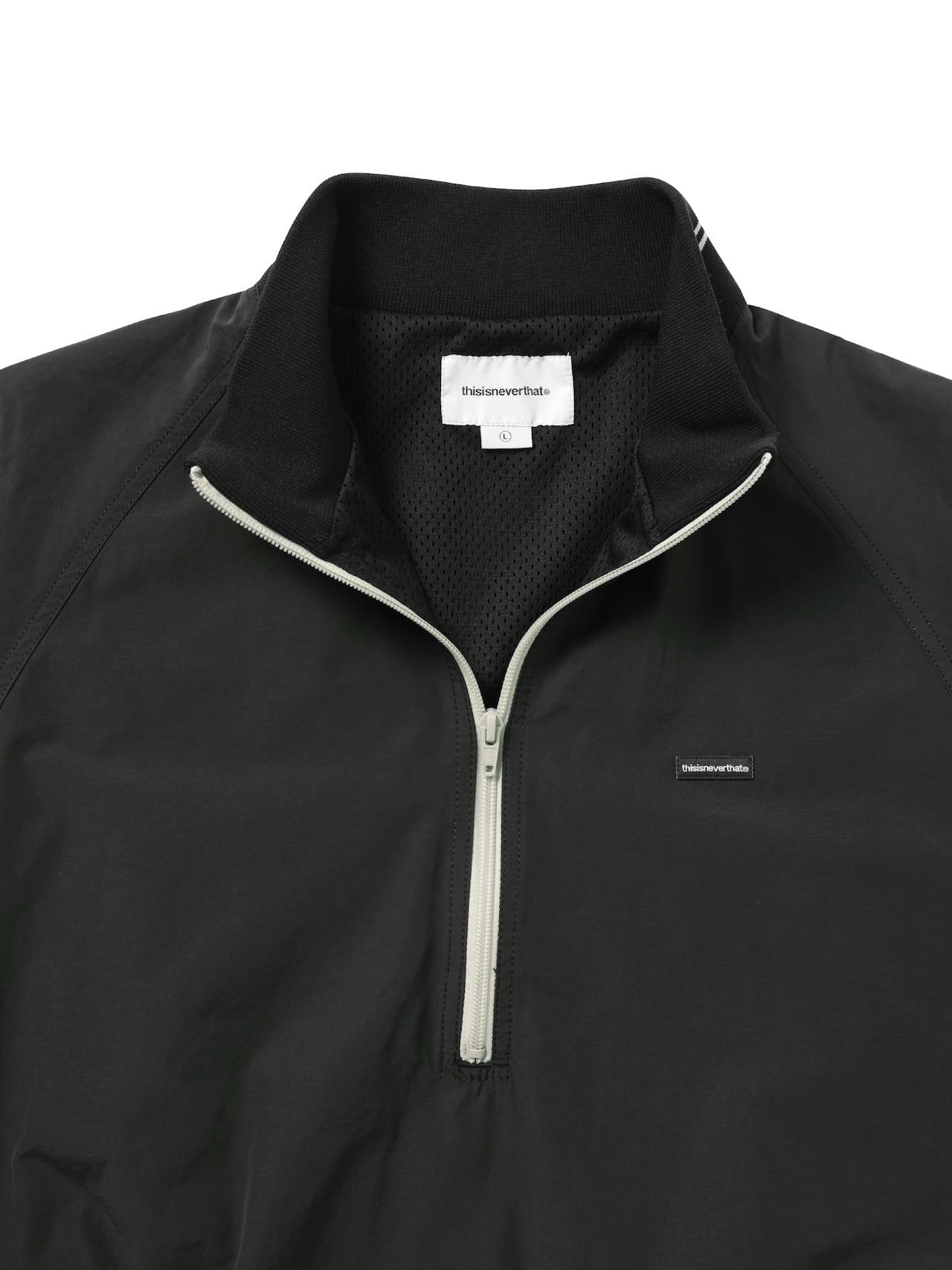 Nylon Half Zip Pullover