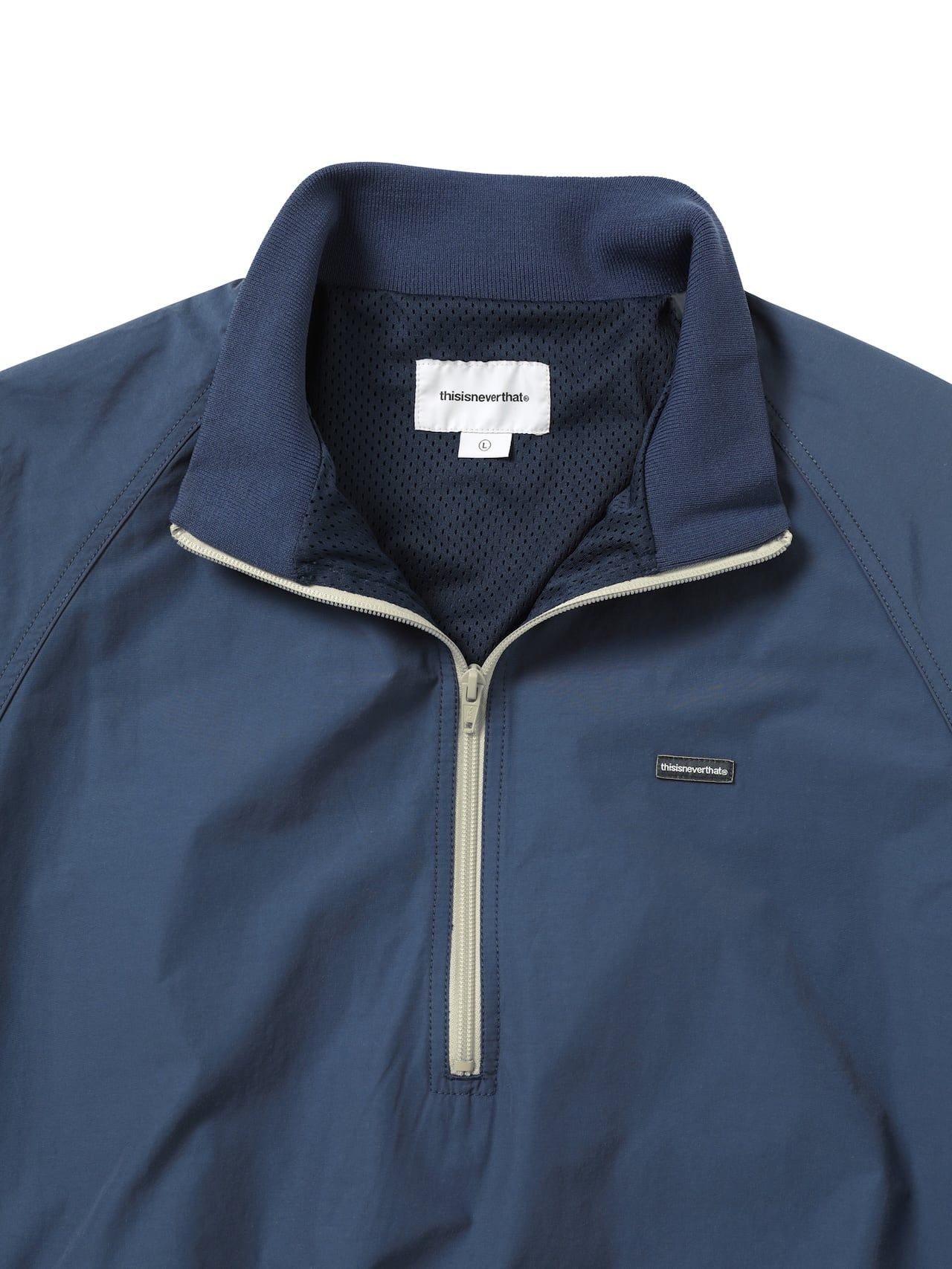 Nylon Half Zip Pullover