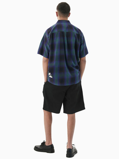 Ombre Plaid S/S Shirt