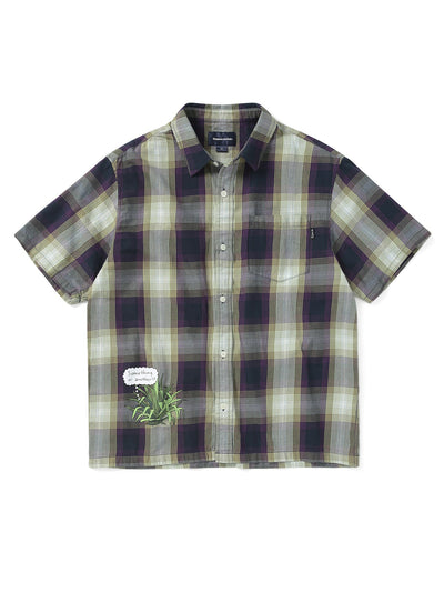 Ombre Plaid S/S Shirt