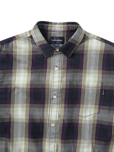 Ombre Plaid S/S Shirt