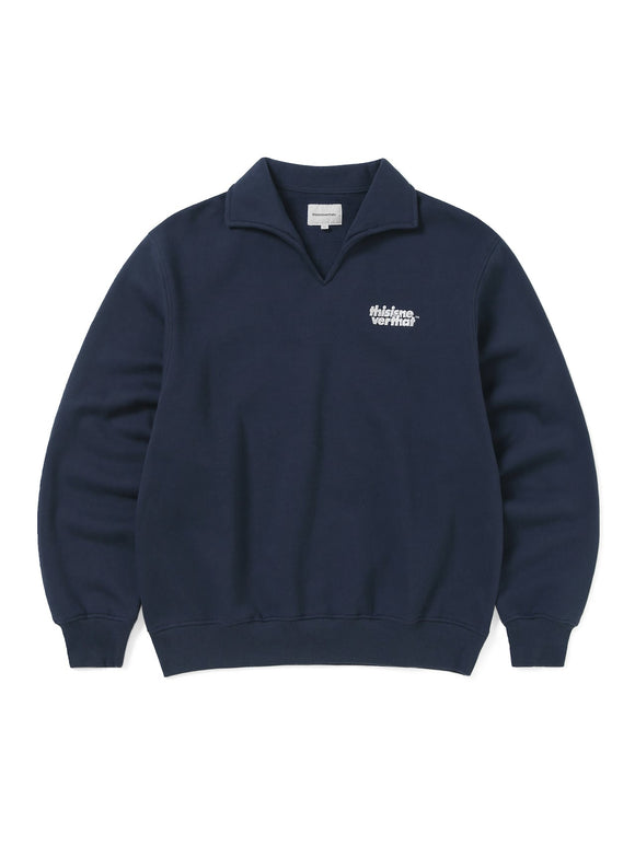 Open Collar Sweatshirt