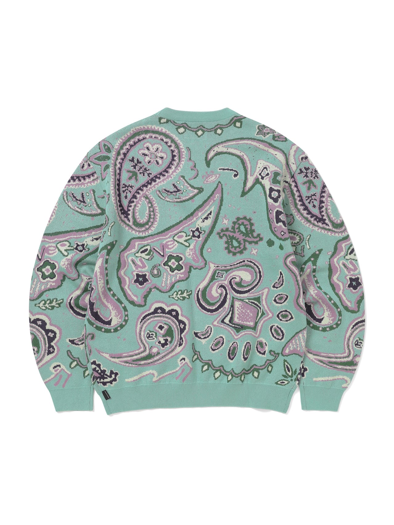 Paisley Jacquard Knit Sweater