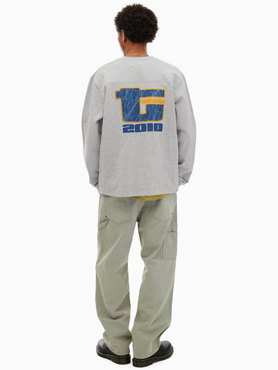 Paneled Sports Crewneck