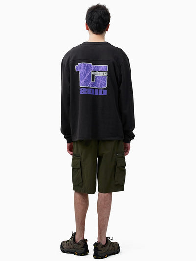 Paneled Sports Crewneck