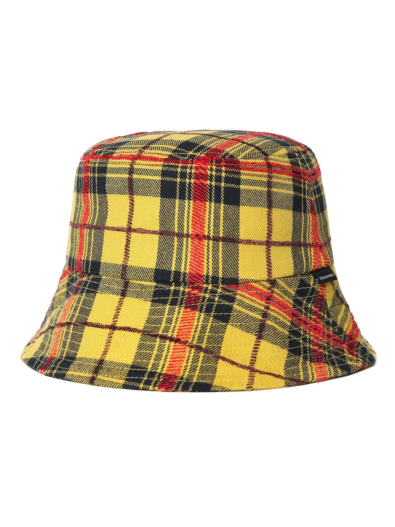 Plaid Long Bill Bucket Hat