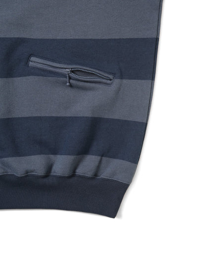 Printed Stripe Crewneck