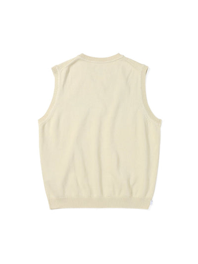 Script Logo Knit Vest