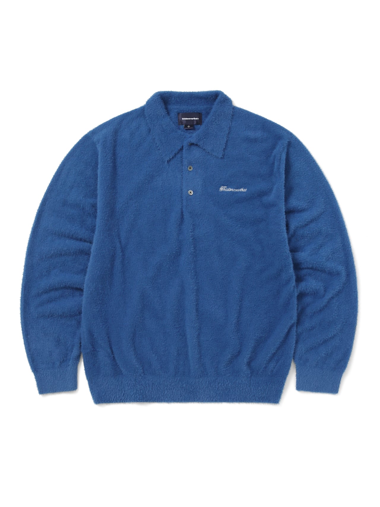 Script Shaggy Knit Polo