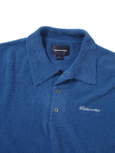 Script Shaggy Knit Polo