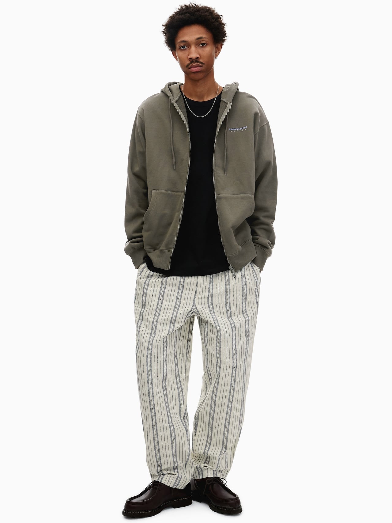 Stripe Jacquard Pant