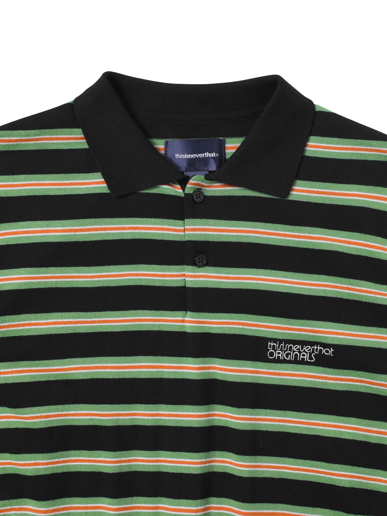 Striped Knit Polo