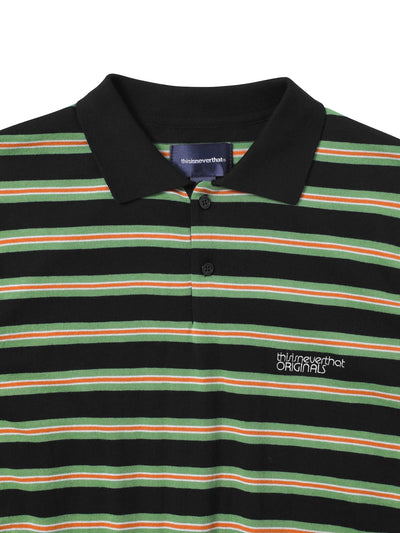 Striped Knit Polo