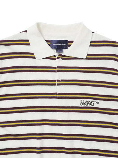 Striped Knit Polo