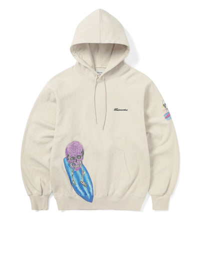 Surfing Skull Hoodie