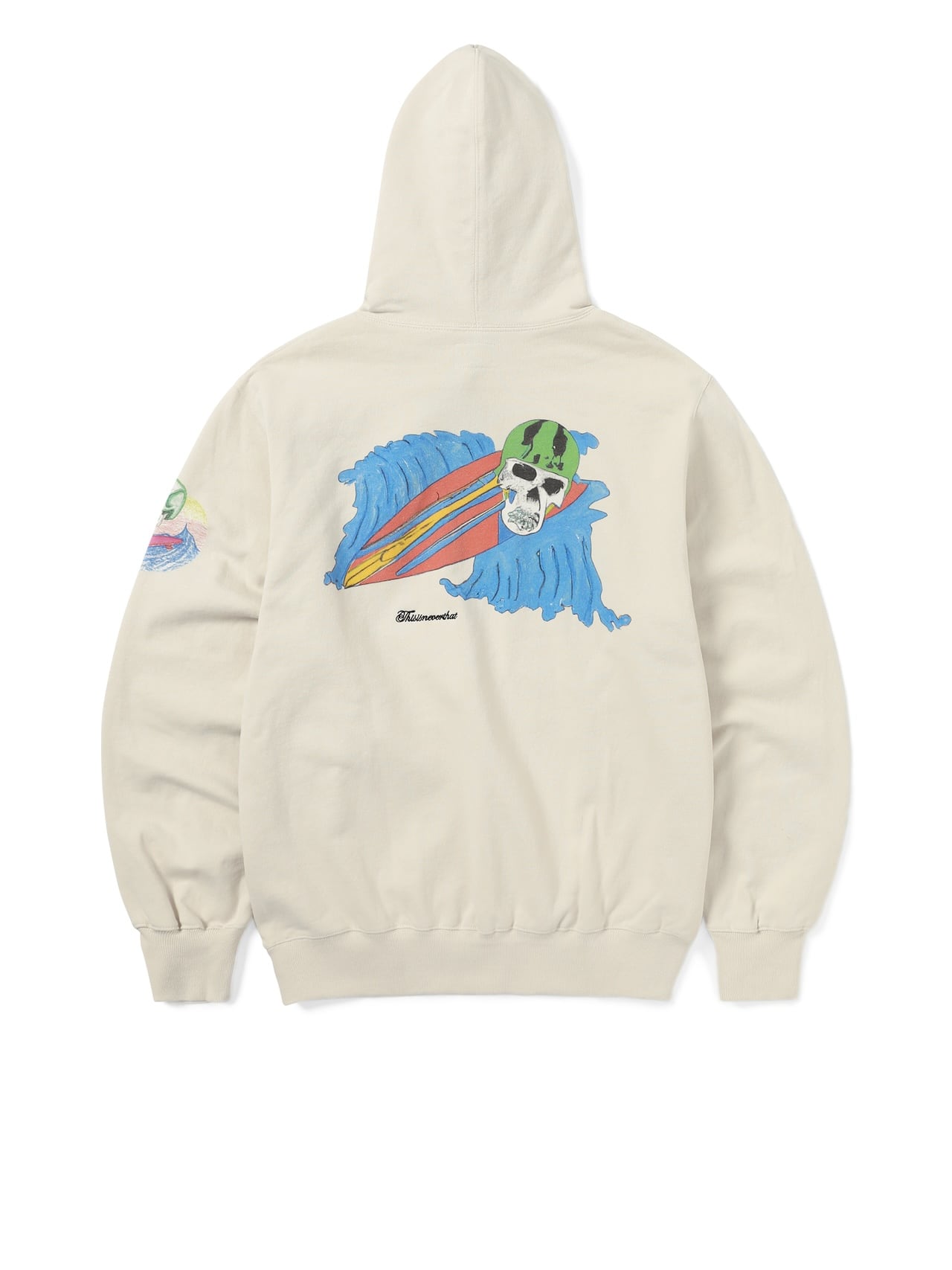 Surfing Skull Hoodie