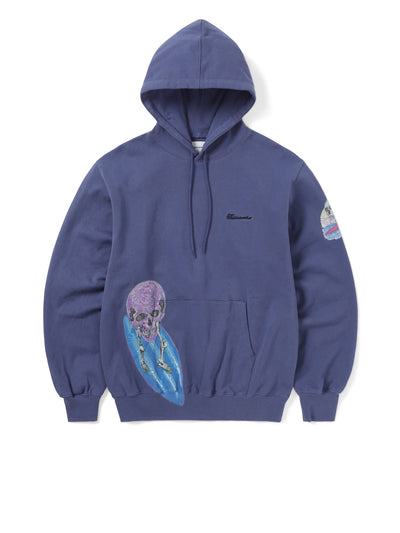 Surfing Skull Hoodie