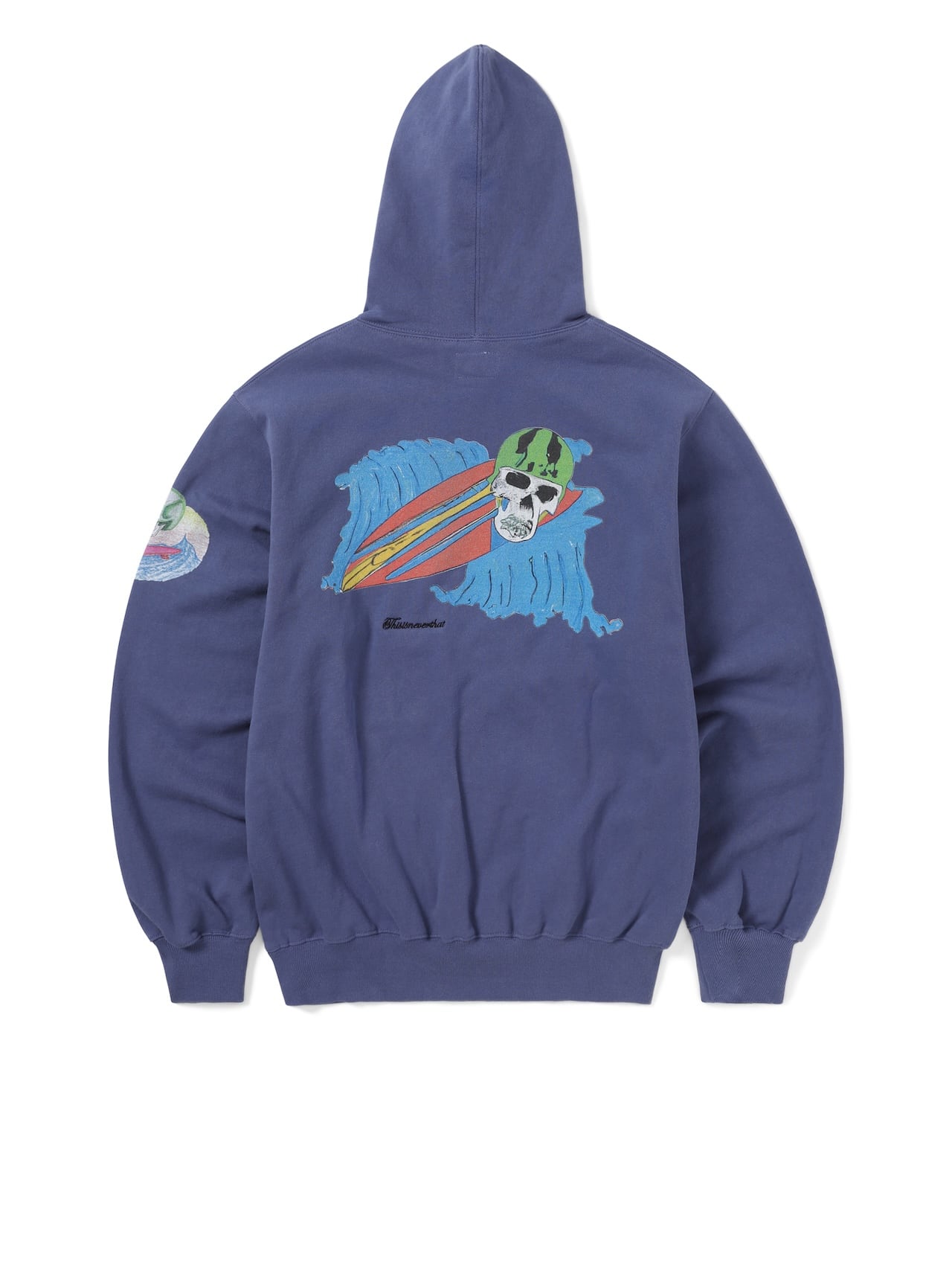 Surfing Skull Hoodie